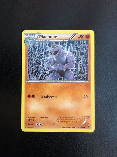 XY Furious Fists Machoke 45 111 Ab 1 Kaufen Auf Ricardo