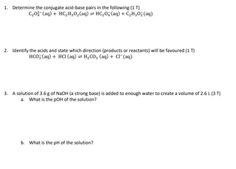 Solved C2o42−aqhc2h3o2aq⇌hc2o4−aqc2h3o2−aq 2