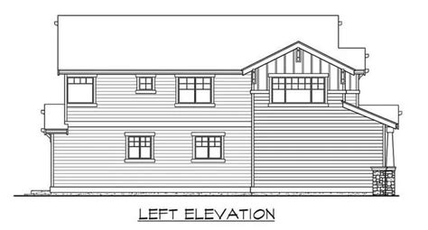 Woodlawn Two Story Bedroom Craftsman Home For A Narrow Lot With Bonus