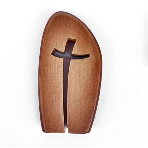 Standing Cross Carved Wood Cross Wooden Crucifix Wood Cross Stand