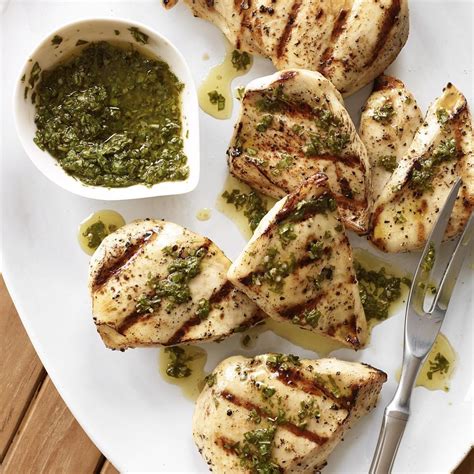 Buttermilk-Brined Chicken Breast with Basil-Mint Sauce Recipe - EatingWell