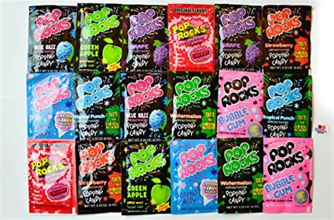 Pop Rocks Candy Ultimate 9 Flavor Assortment Bulk Strawberry Cherry