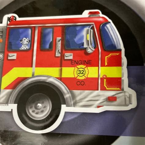 Melissa Doug Toys Melissa Doug Giant Fire Truck Floor Puzzle Ages