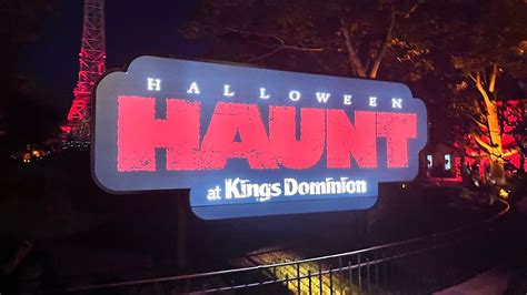 HAUNT Kings Dominion Vlog YouTube