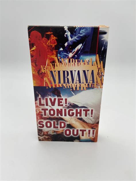 Nirvana Live Tonight Sold Out VHS Tape - Etsy