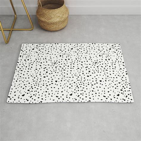 Buy Spotty Dotty In Black And White Rug By Julestillman Worldwide