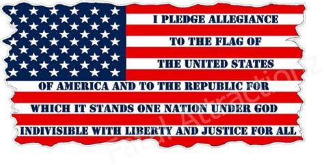 American Flag Pledge of Allegiance