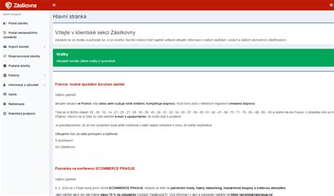 K čemu slouží klientská sekce Zásilkovny Blog Zasilkovna cz