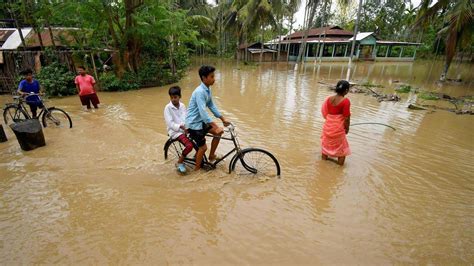 Assam Floods Toll Rises To 15 Six Lakh Affected