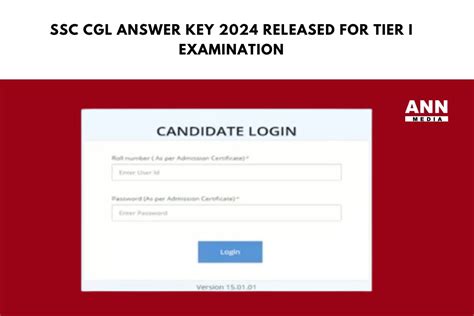 Ssc Cgl Answer Key Released For Tier I Examination