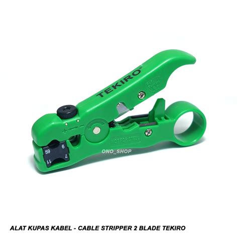 Jual Alat Kupas Kabel Cable Stripper 2 Blade Tekiro Shopee Indonesia