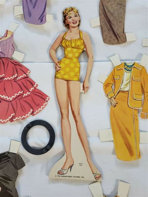 Vintage Whitman Paper Dolls 1961 Connie Stevens 4614 Very Rare Nice