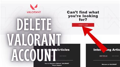 How To Delete Valorant Account Permanently Youtube