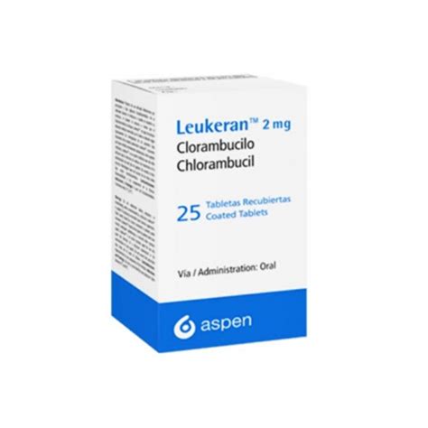 Leukeran 2mg X 25 Tabletas Aspen Farmatina La Farmacia Favorita De