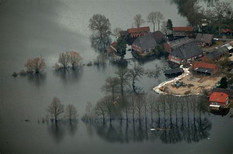 Hitzacker Aus Der Vogelperspektive Jahrhundert Hochwasser