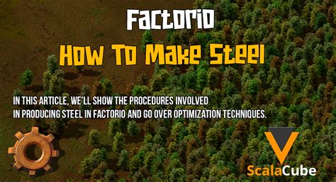 Factorio How to Make Steel - Scalacube