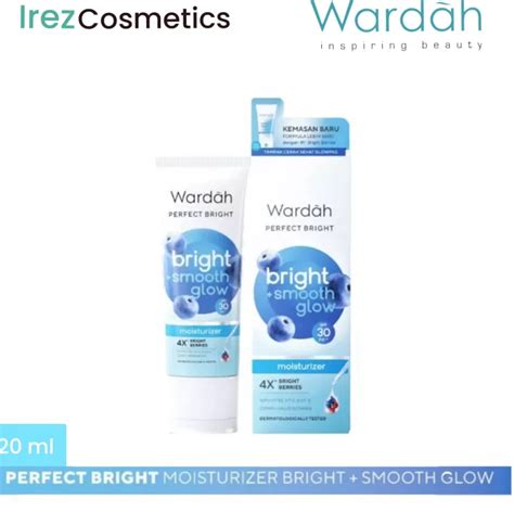 Wardah Moisturizer Bright Bright Smooth Glow 20 Ml Lazada Indonesia