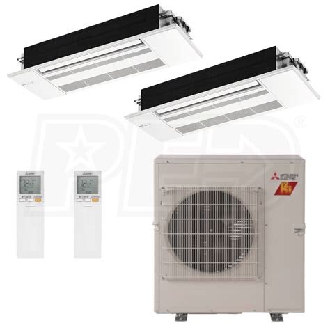 Mitsubishi MXZ 2C20NAHZ3 2 MLZ KP09NA One Way Ceiling 2 Zone H2i System