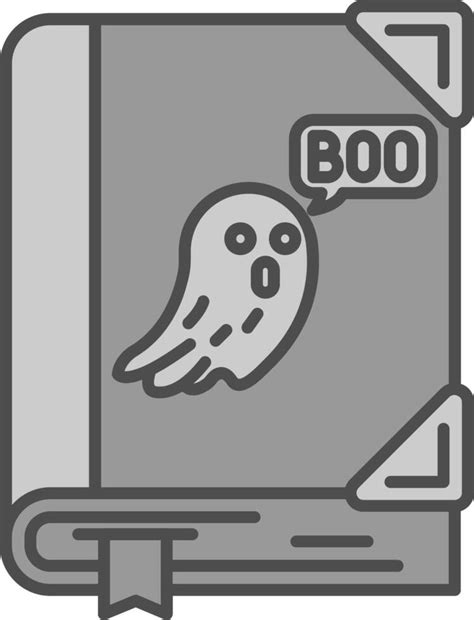 Spooky Line Filled Greyscale Icon 41698567 Vector Art At Vecteezy