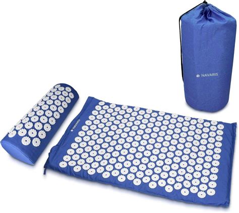 Navaris Acupressure Mat And Pillow Set Acupuncture Mat For Back Neck