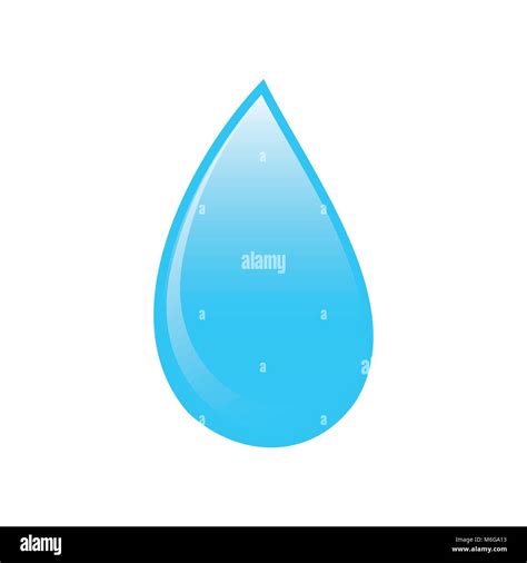 Icono De Gota De Agua Azul Símbolo Gráfico Vectorial Diseño De Logotipo