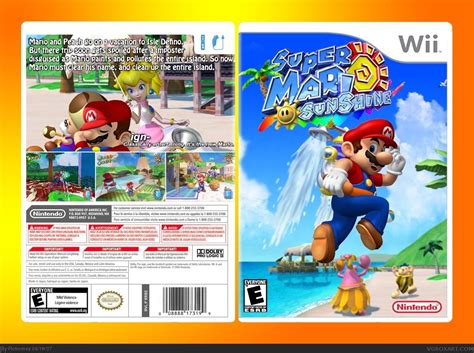 Viewing Full Size Super Mario Sunshine Box Cover