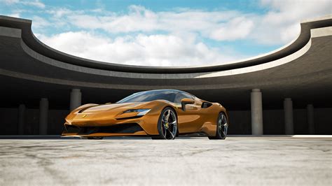 Ferrari Sf90 Straddle Cgi Behance