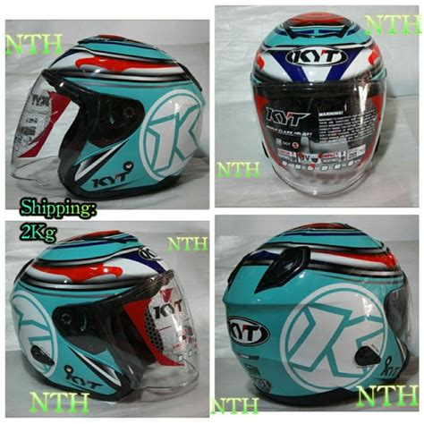 Jual Helm Kyt Kyoto R Seri Aqua Original Di Lapak Nth Bukalapak