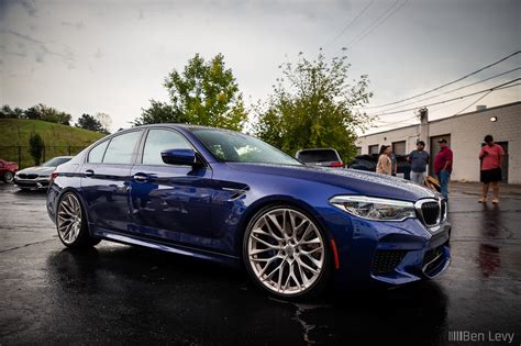 Blue F Bmw M On Hre Wheels Benlevy