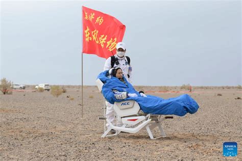 Shenzhou 15 Astronauts Out Of Return Capsule Xinhua