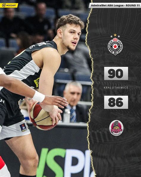 Kk Partizan Mozzart Bet On Twitter Pobeda Crno Belih Na Utakmici