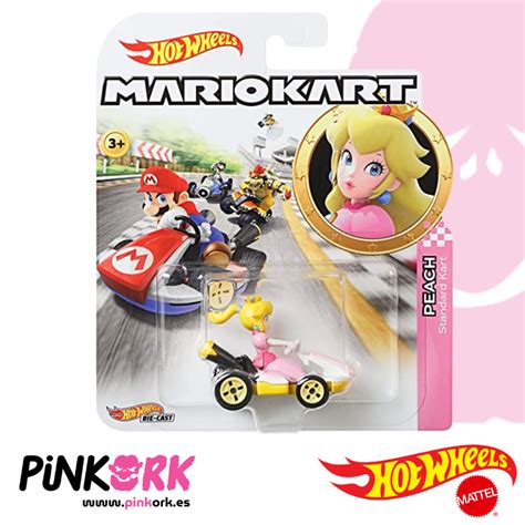 Hot Wheels Mario Kart Princess Peach Standard Kart