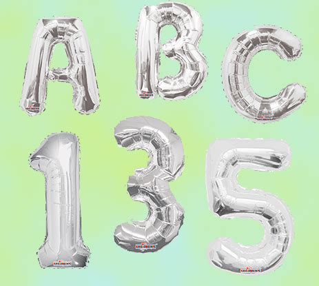 Jumbo Mylar Number and Letter Balloons - Harnel Inc.