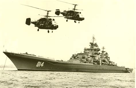 Frunze One Of The Kirov Class Nuclear Powered Guided Missile Cruisers