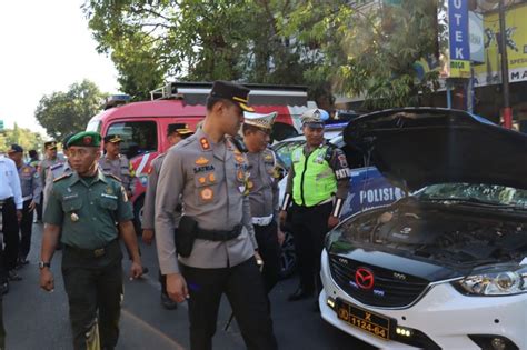 Polres Pamekasan Gelar Operasi Zebra Semeru Di Berbagai Titik