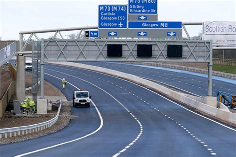 New Section Of The M8 Between Glasgow And Edinburgh To Open Ahead Of