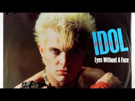 Billy Idol Eyes Without A Face Lyrics Video Youtube