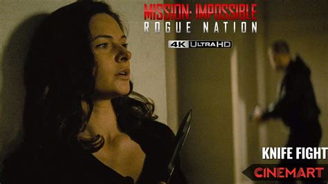 MISSION IMPOSSIBLE ROGUE NATION 2015 Knife Fight Ilsa Knife