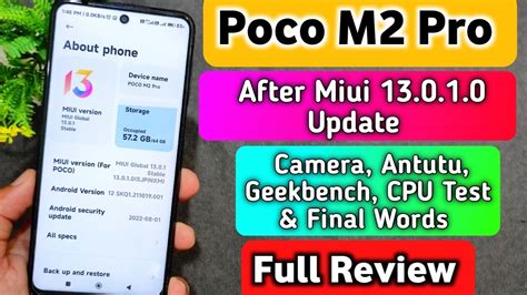 Full Review Poco M2 Pro After Miui 13 0 1 0 Android 12 Update The