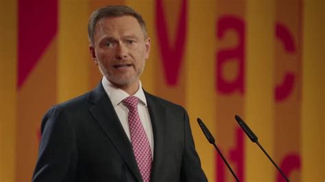 Video Lindner Als Fdp Chef Best Tigt Grenzen Zu Gr Nen Gezogen