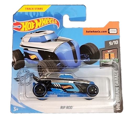 HOT WHEELS RIP Rod HW Dream Garage 9 10 85 250 Short Card Silver Free