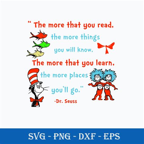 Dr Seuss Svg Bundle Funny Dr Seuss Quote Svg Dr Seuss Svg Thing Svg Cute Cat Svg Teacher Svg Svg