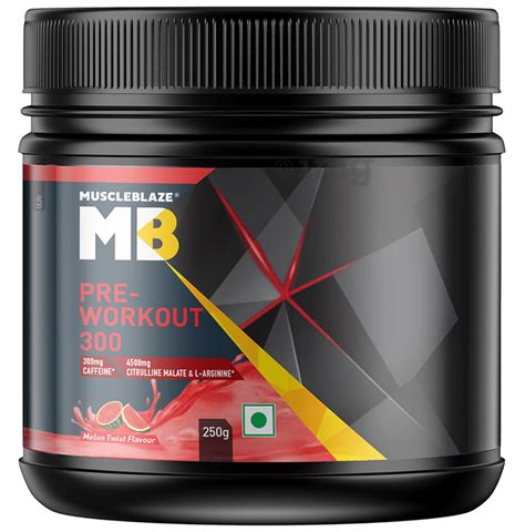 Muscleblaze Mb Pre Workout 300 With Citrulline And Arginine For