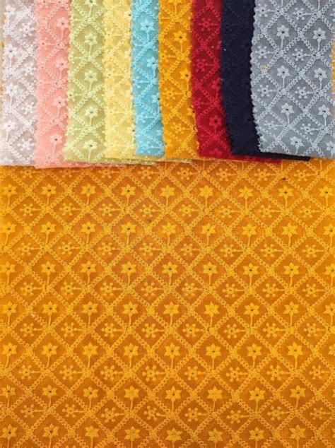 Georgette Chikan Kurta Fabric Packaging Type Thaan Packaging Size