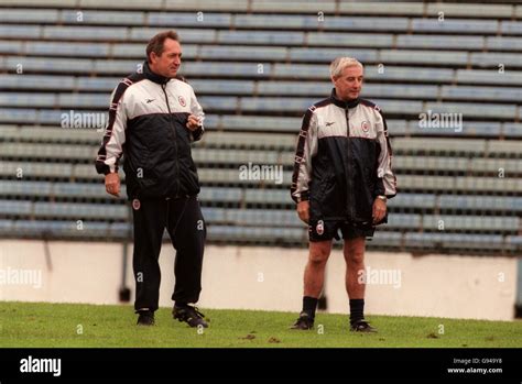 Liverpools Joint Managers Gerard Houllier Left And Roy Evans Right