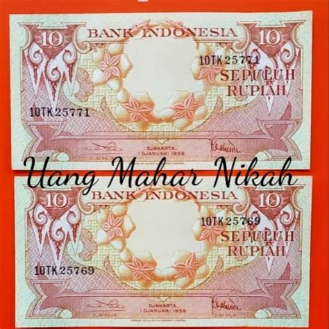 Jual MAHAR 20 RUPIAH UANG KUNO KERTAS ASLI INDONESIA Shopee Indonesia