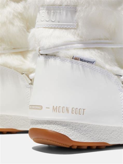 BOTTES PROTECHT LOW MONACO WHITE EN FAUSSE FOURRURE White Boutique