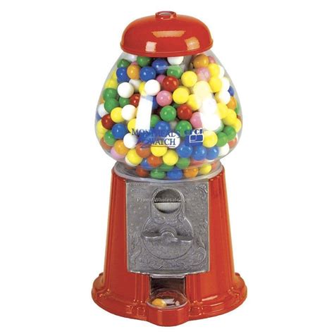 Gumball Machine Filled With Gumcinnamon Red Hots And Jelly Beans