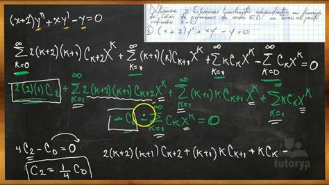 Ecuaciones Diferenciales Por Series Usando Punto Ordinario Youtube