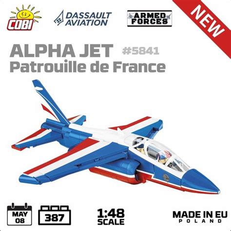 COBI Armed Forces 5841 Alpha Jet Patrouille De France 1 48 Bausatz